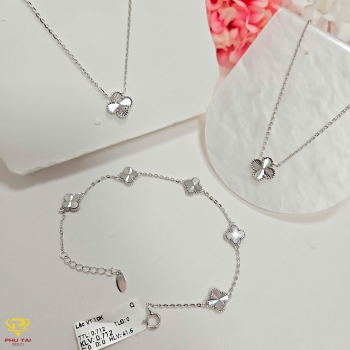 Set trang sức vàng trắng (mã set 3122)